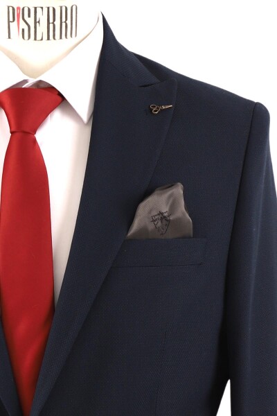 Slim Fit Erkek Tek Ceket - 4