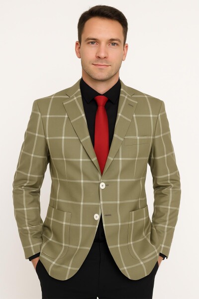 Slim Fit Erkek Tek Ceket