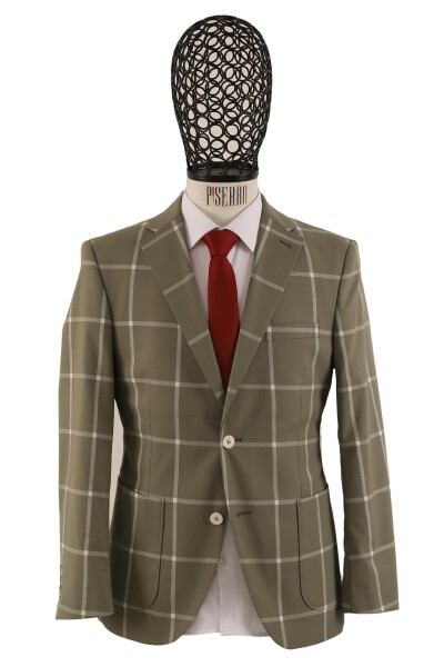 Slim Fit Erkek Tek Ceket - 2