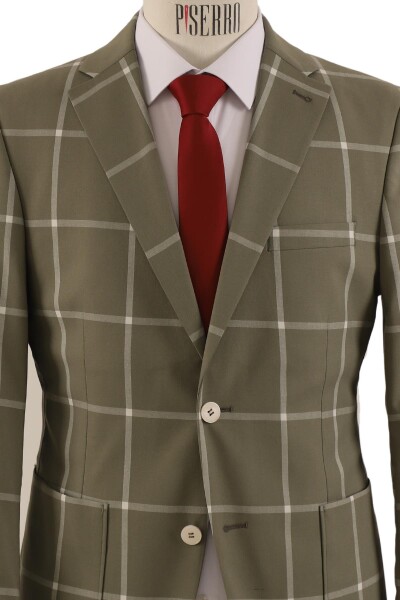 Slim Fit Erkek Tek Ceket - 3