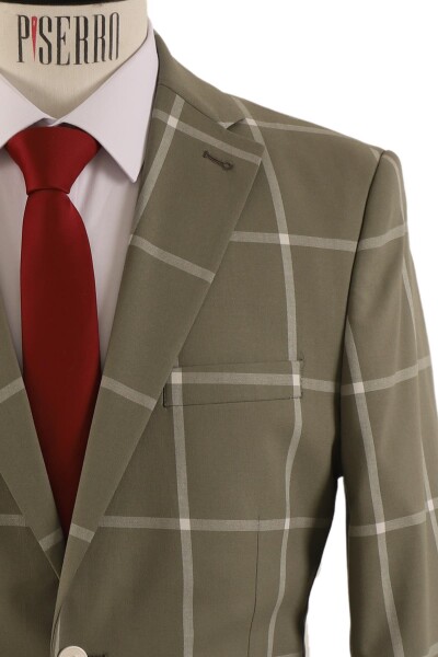 Slim Fit Erkek Tek Ceket - 4