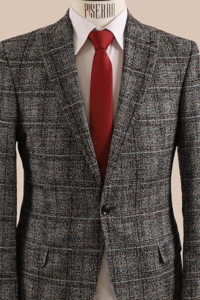 Slim Fit Tek Ceket - 2