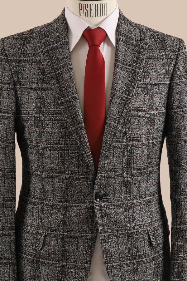 Slim Fit Tek Ceket - 2