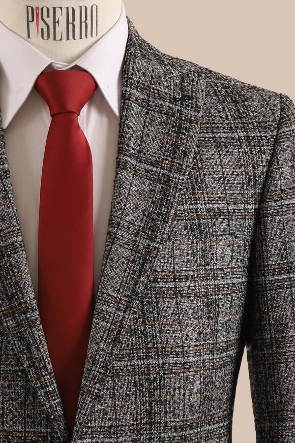 Slim Fit Tek Ceket - 3