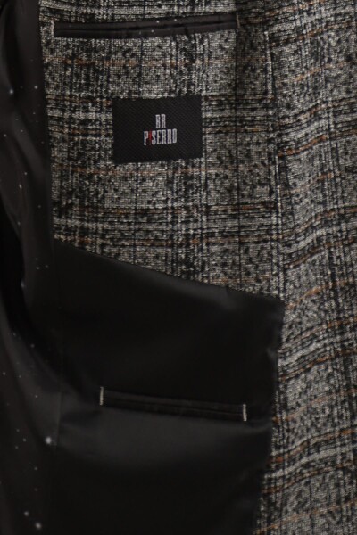 Slim Fit Tek Ceket - 4