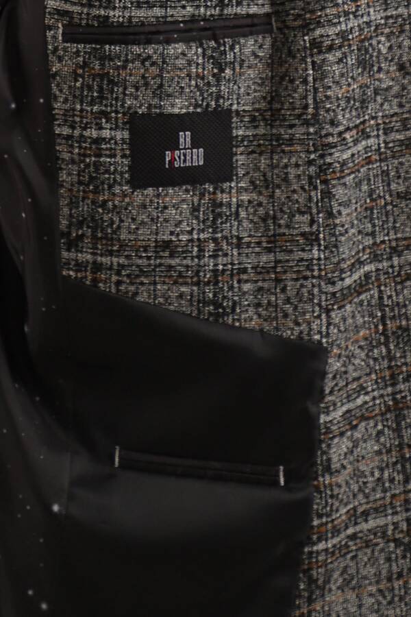 Slim Fit Tek Ceket - 4