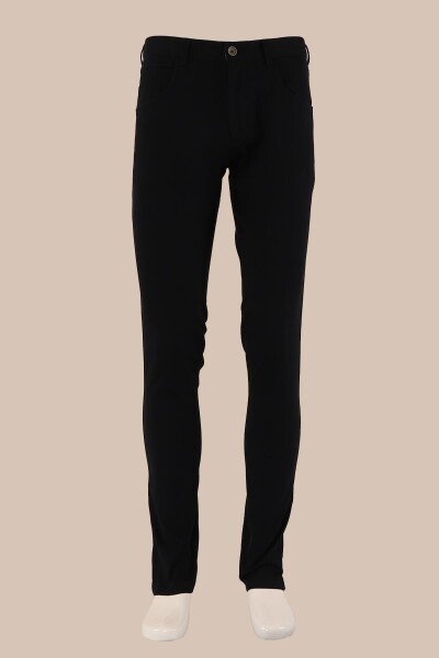 Slim Fit Yıkamalı Pantolon - 4