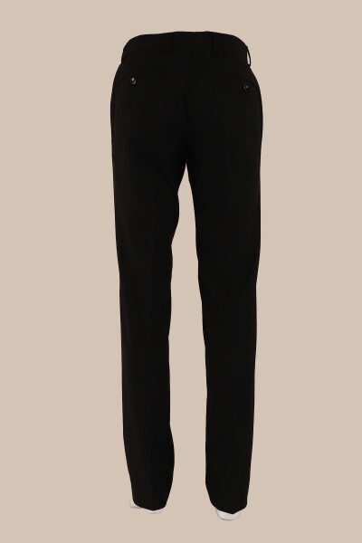 Regular Fit Yünlü Kumaş Pantolon - 3