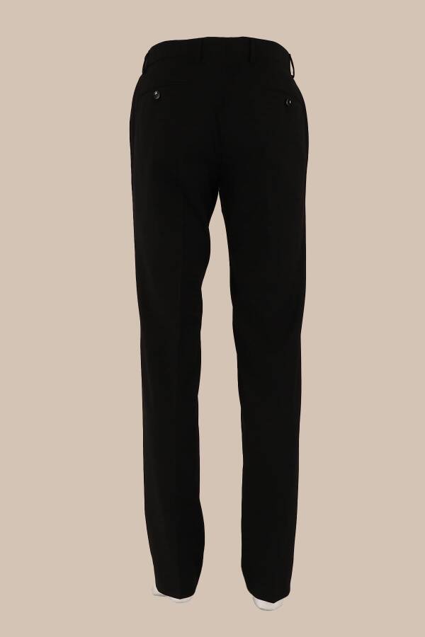 Regular Fit Yünlü Kumaş Pantolon - 3