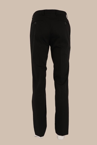 Regular Fit Yünlü Kumaş Pantolon - 3