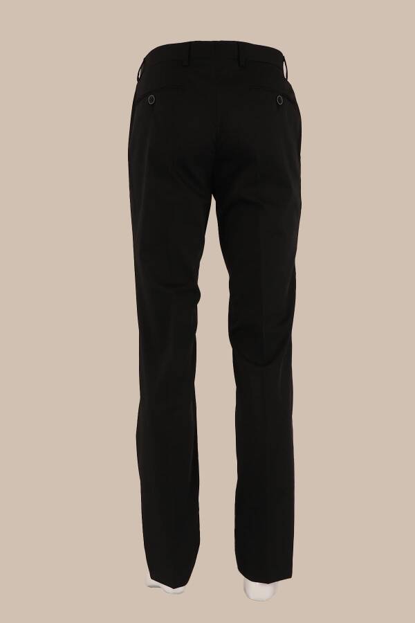 Regular Fit Yünlü Kumaş Pantolon - 3