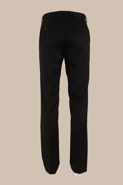 Regular Fit Yünlü Kumaş Pantolon - 3