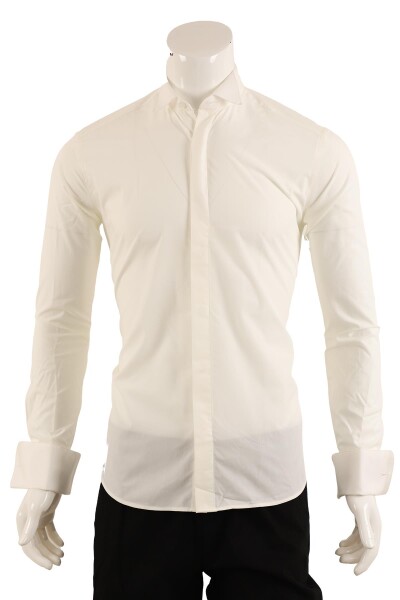 Uzun Kol Slim Fit Damatlık Gömlek - 2
