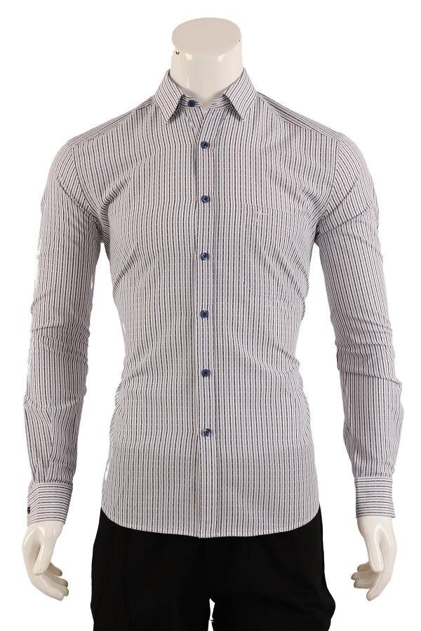 Uzun Kol Slim Fit Gömlek - 2