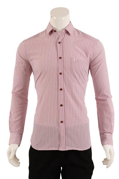 Uzun Kol Slim Fit Gömlek - 6