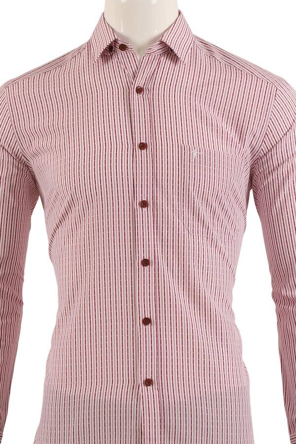 Uzun Kol Slim Fit Gömlek - 7