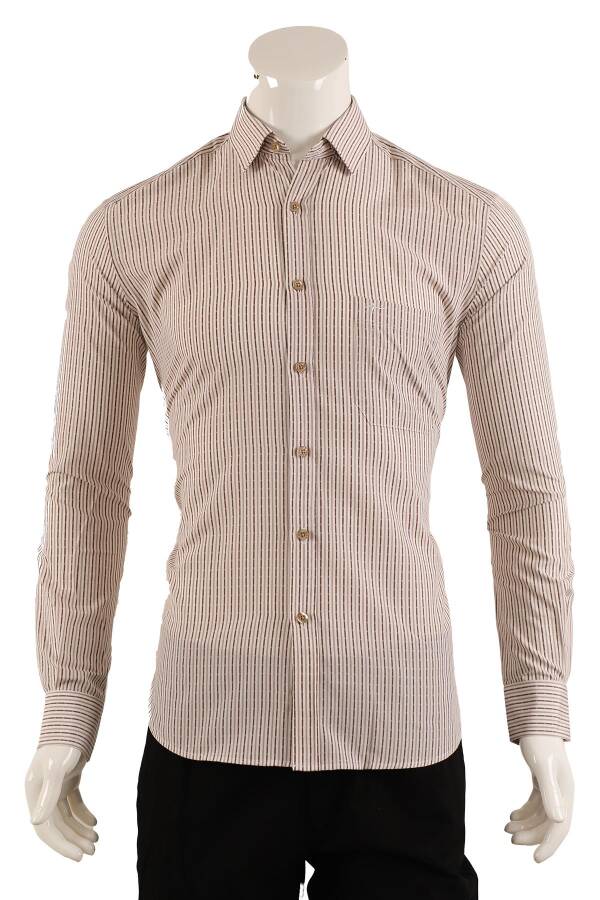 Uzun Kol Slim Fit Gömlek - 14