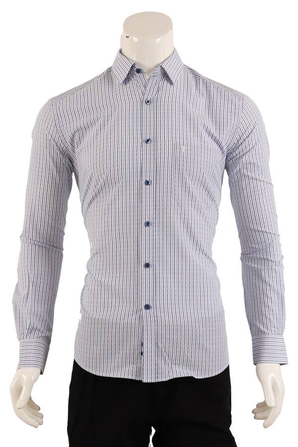 Uzun Kol Slim Fit Gömlek - 18