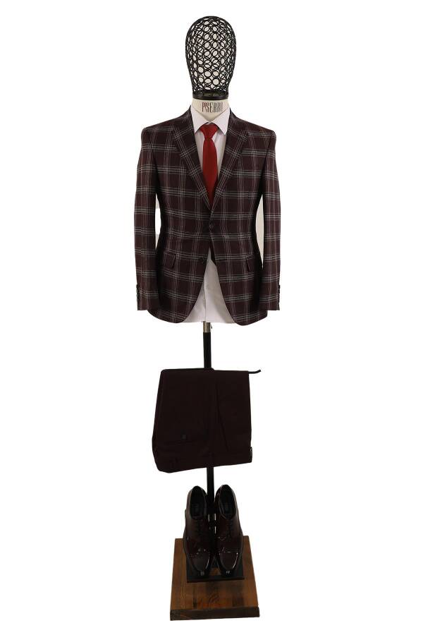 Yelekli Takım Elbise Slim Fit - 2