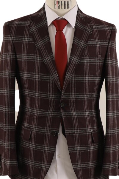 Yelekli Takım Elbise Slim Fit - 4