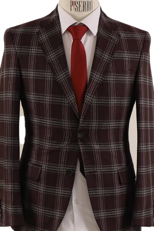 Yelekli Takım Elbise Slim Fit - 4