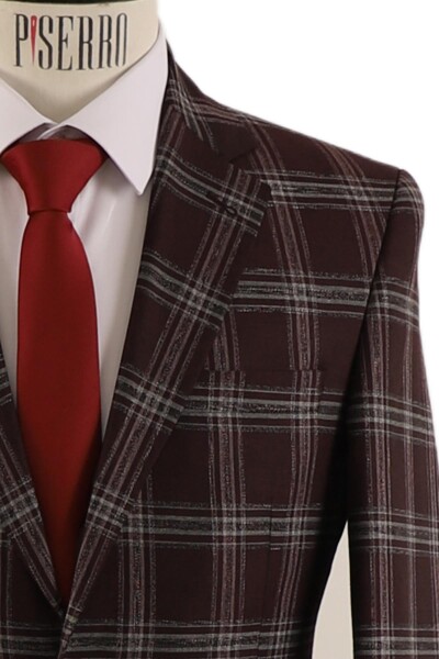 Yelekli Takım Elbise Slim Fit - 6