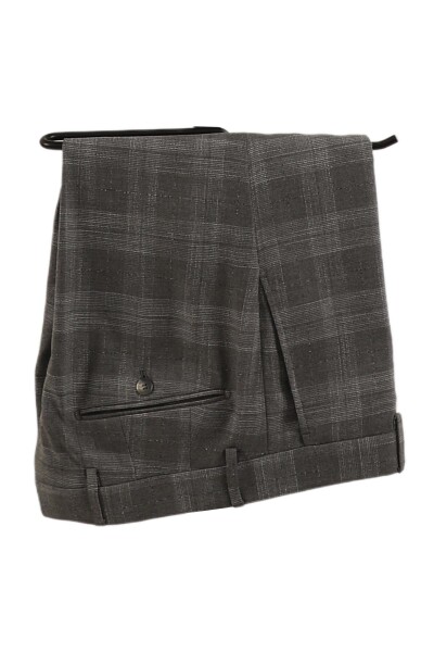 Yelekli Takım Elbise Slim Fit Erkek - 7