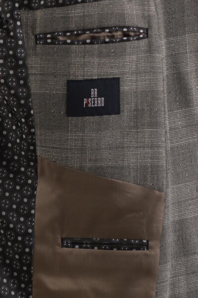 Yelekli Takım Elbise Slim Fit Erkek - 8