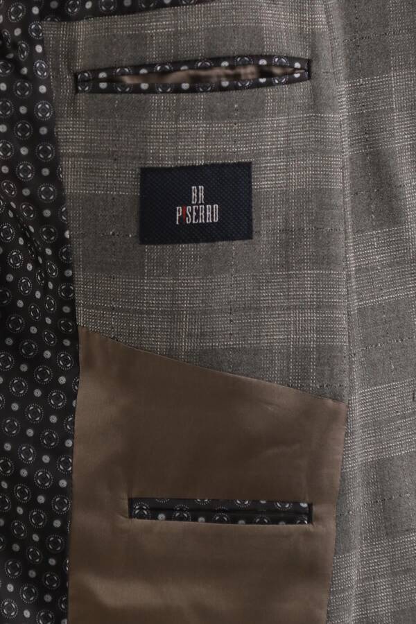 Yelekli Takım Elbise Slim Fit Erkek - 8
